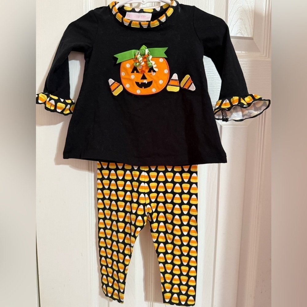 Bonnie Baby Halloween Candy Corn Outfit